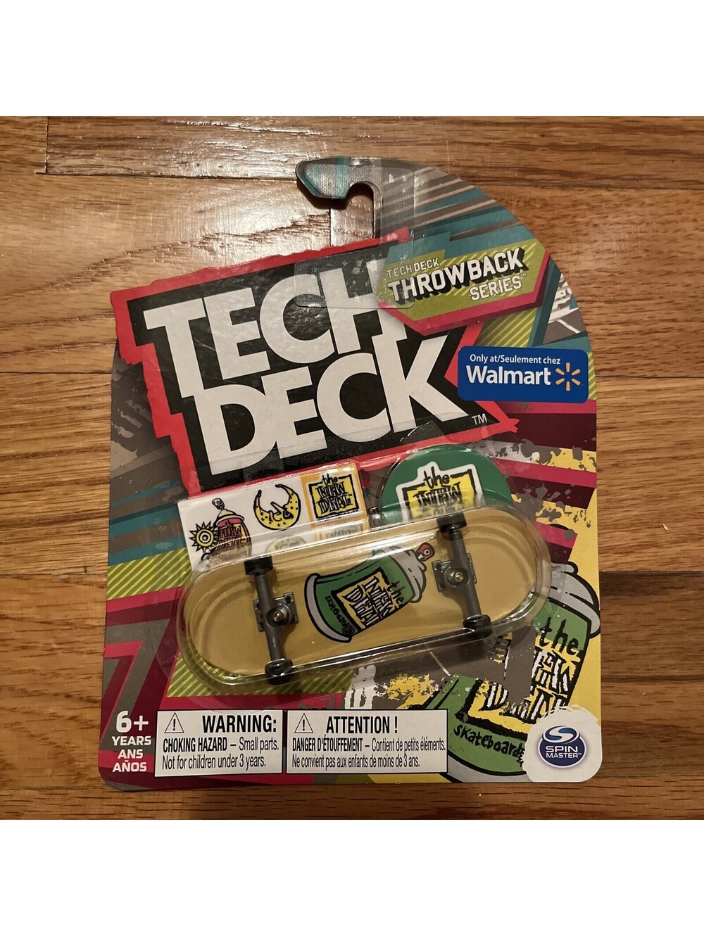 2021 Tech Deck Throwback Series Walmart Exclusive The New Deal Spray Paint